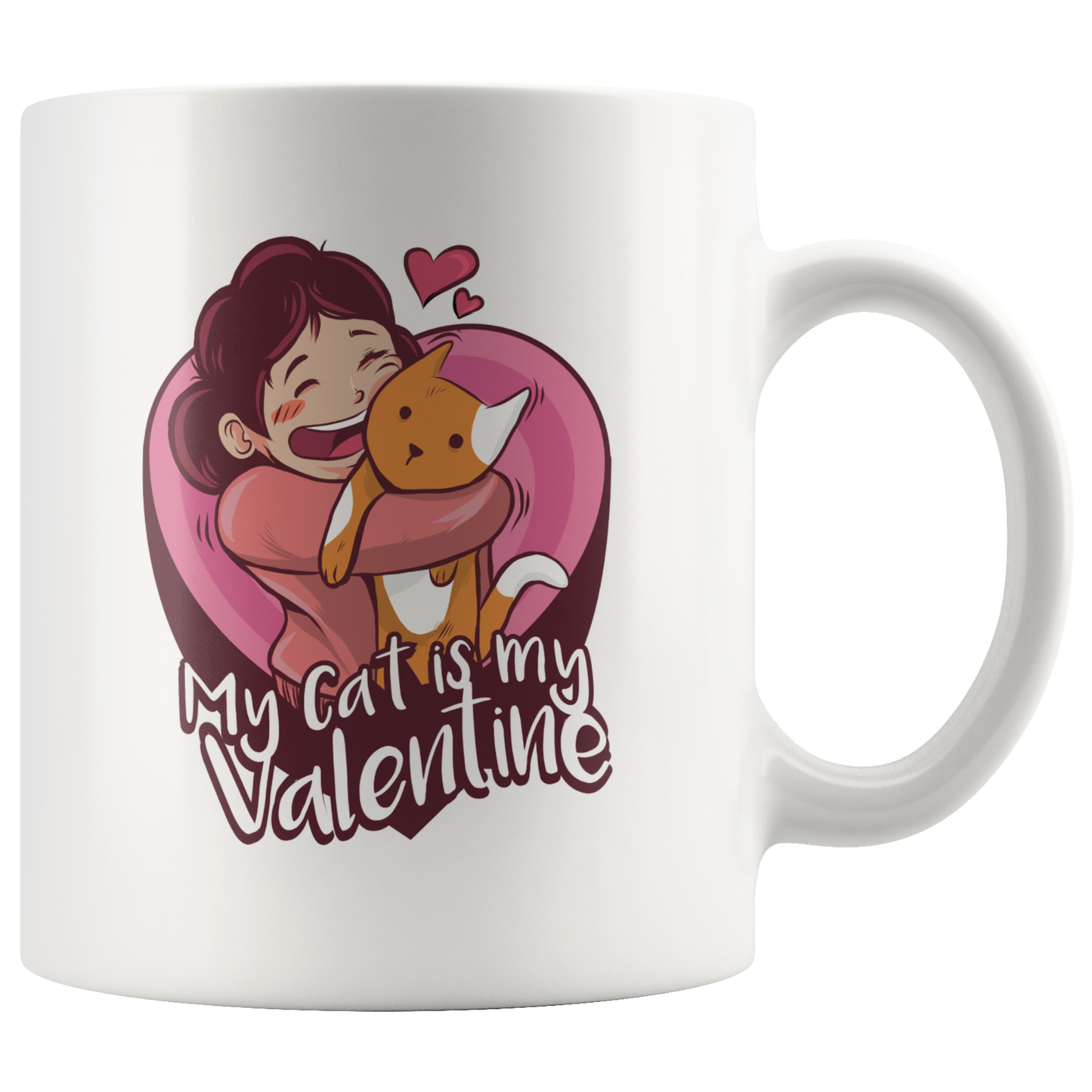 Valentine Cat Mug