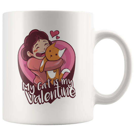 Valentine Cat Mug