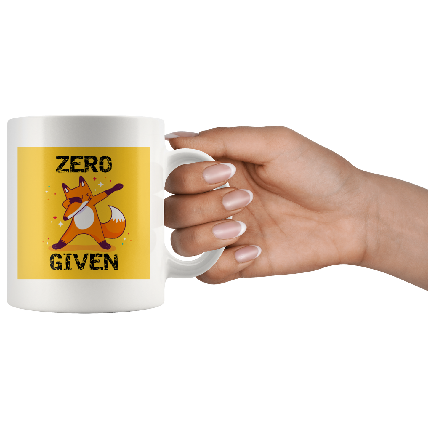 Zero Fox Given 11oz. Ceramic White Mug