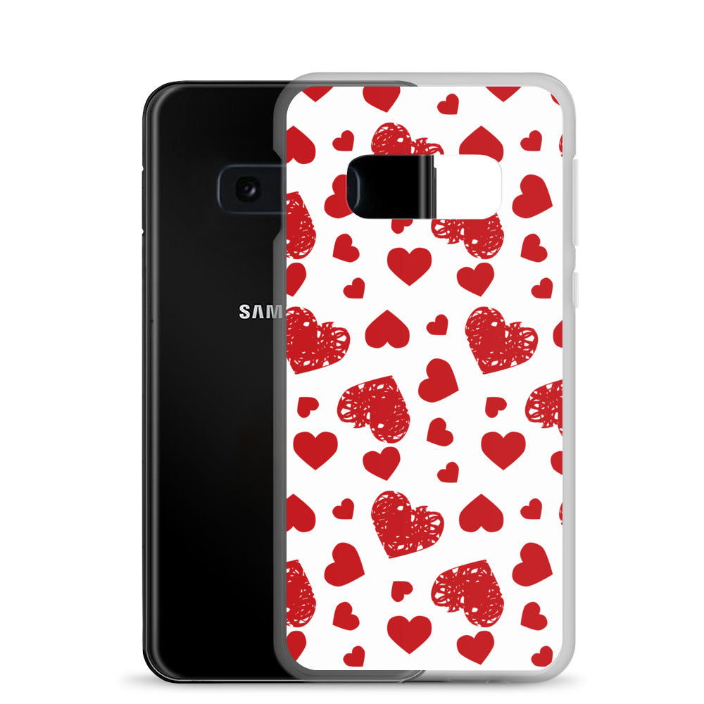 Valentine's Stamped Heart Samsung Case