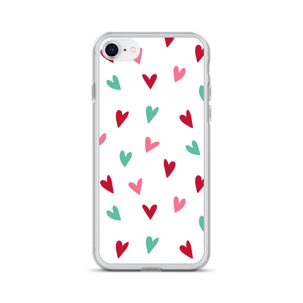 Valentine's Doodled Heart iPhone Case