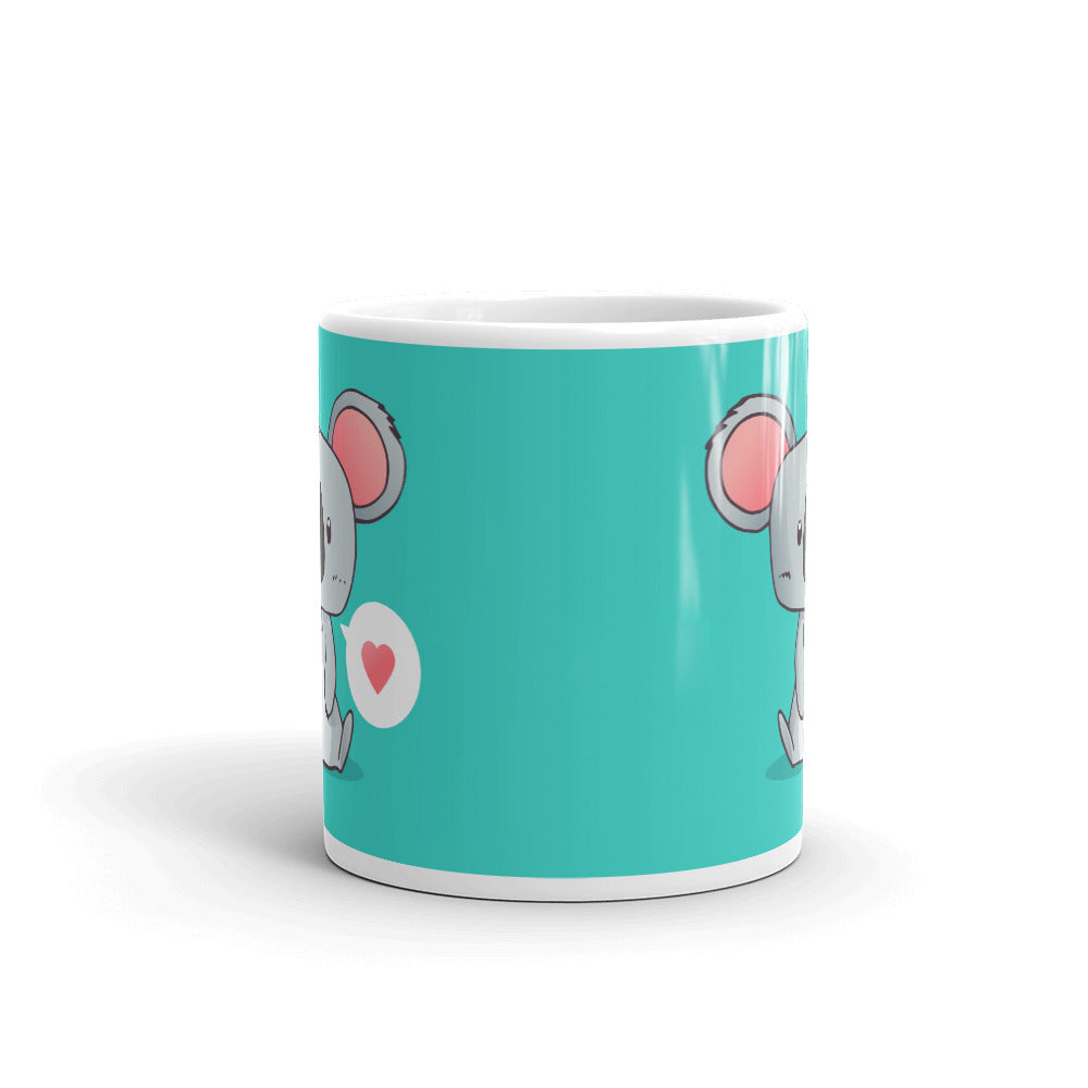 Cute Cartoon Koala Whit Glossy Mug