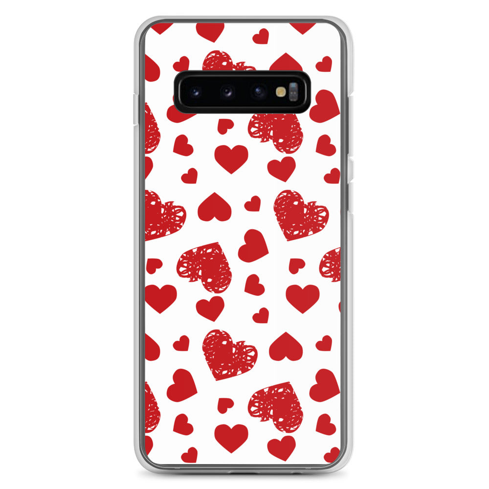 Valentine's Stamped Heart Samsung Case