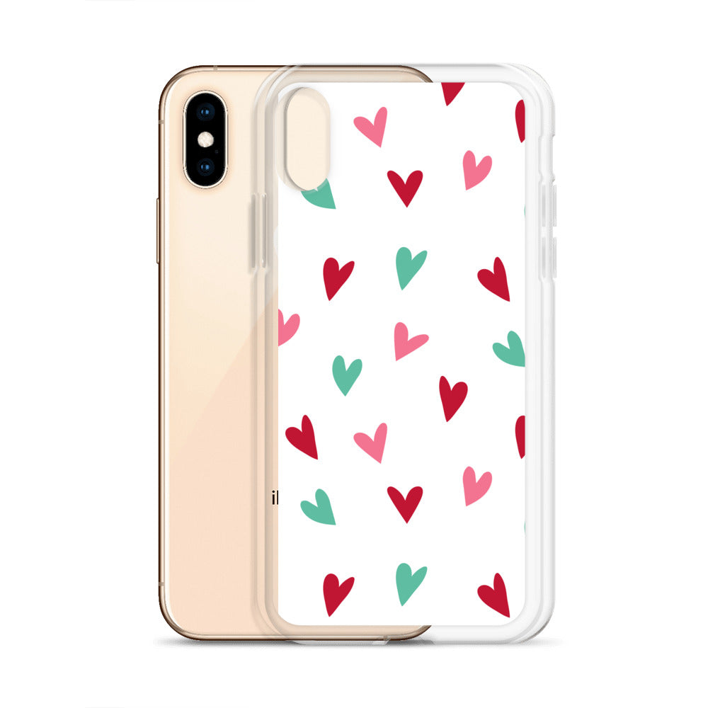 Valentine's Doodled Heart iPhone Case