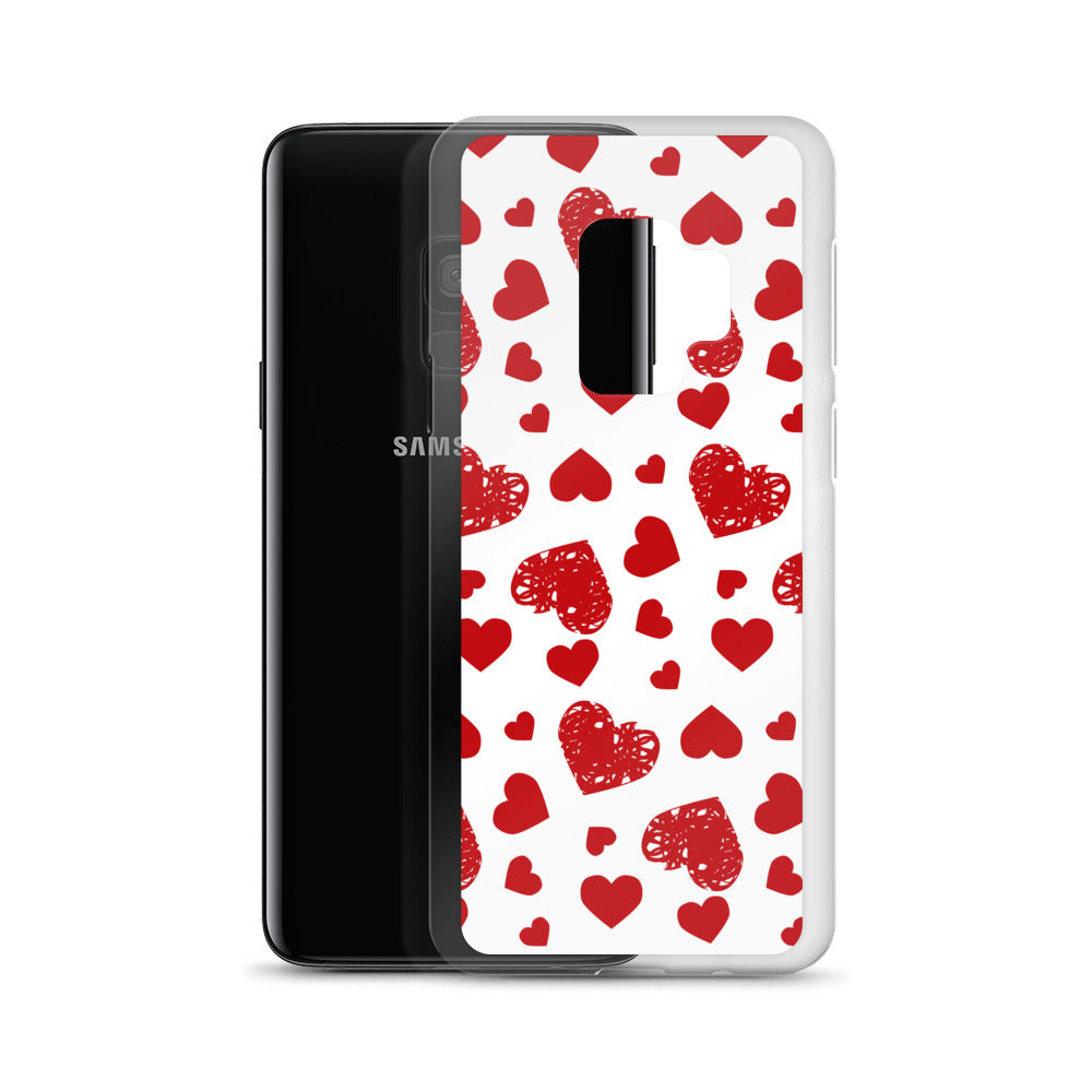 Valentine's Stamped Heart Samsung Case