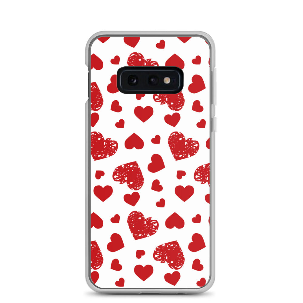 Valentine's Stamped Heart Samsung Case