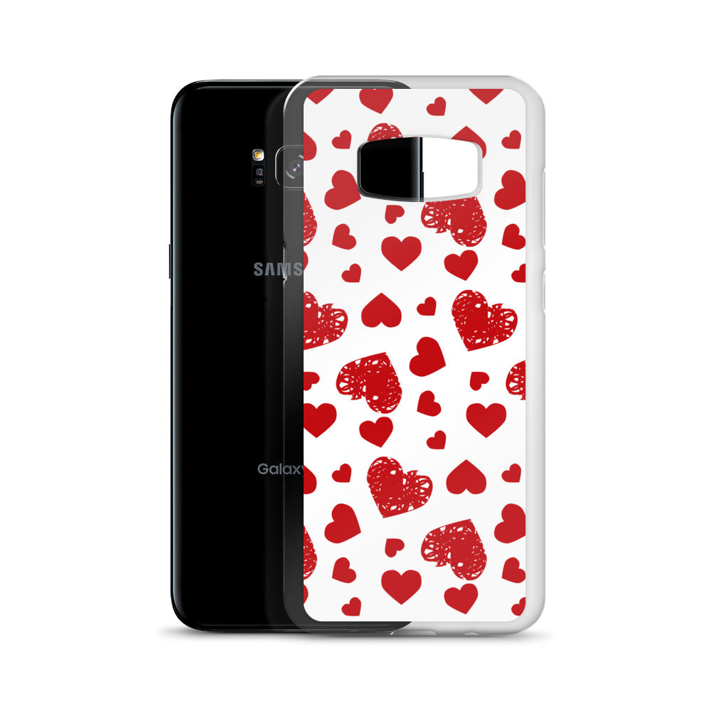 Valentine's Stamped Heart Samsung Case