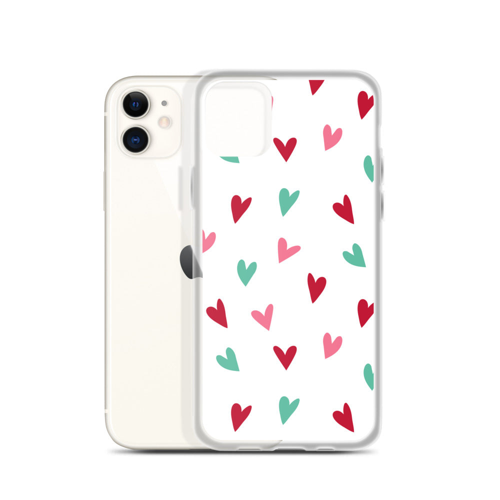 Valentine's Doodled Heart iPhone Case