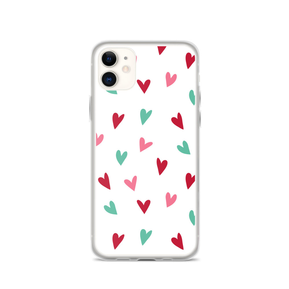 Valentine's Doodled Heart iPhone Case