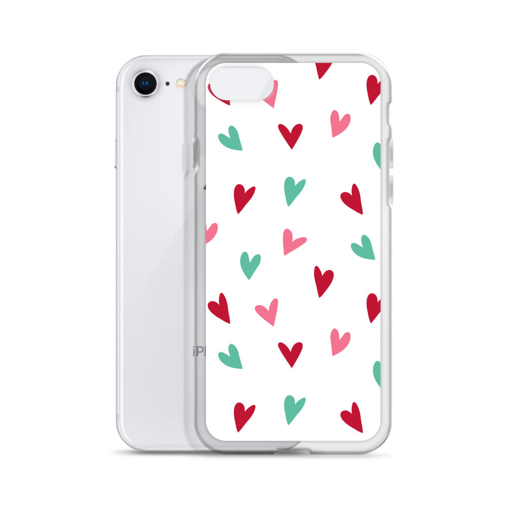 Valentine's Doodled Heart iPhone Case