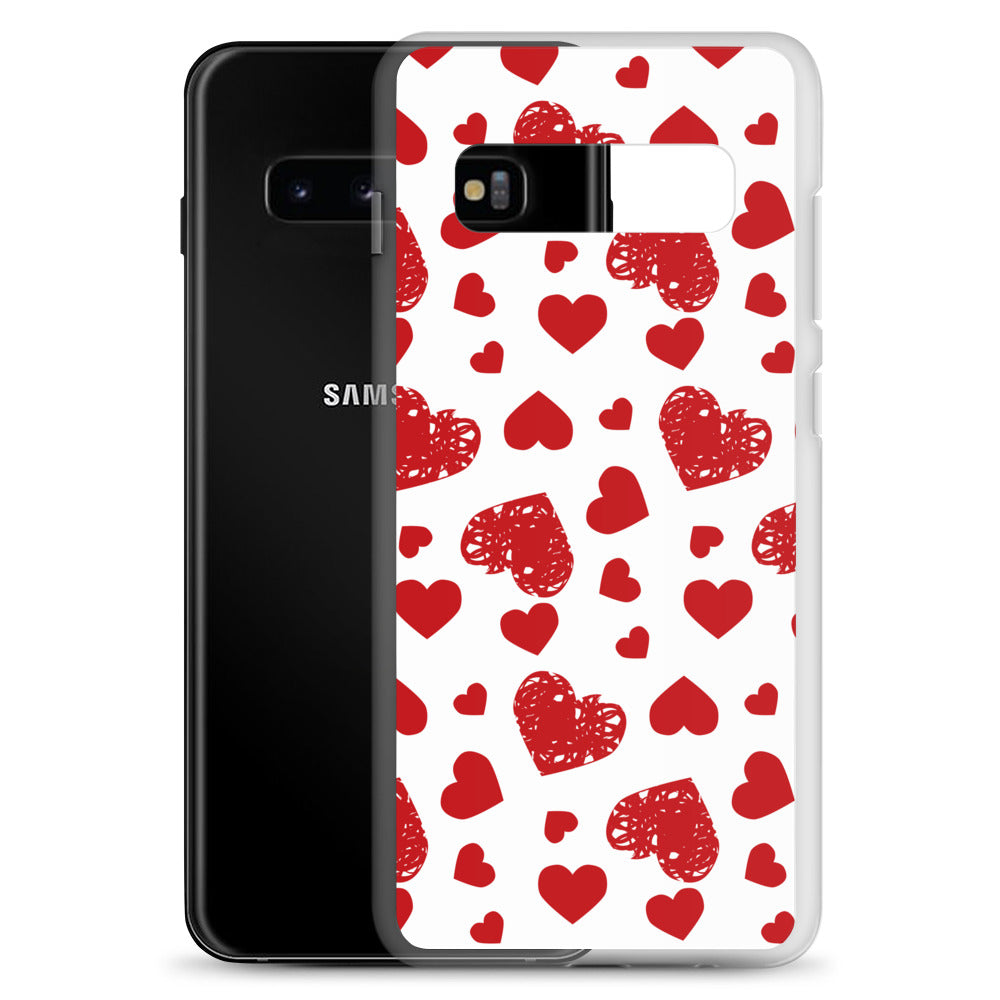 Valentine's Stamped Heart Samsung Case