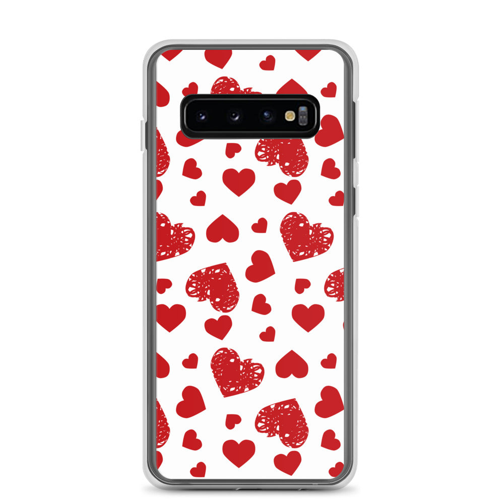 Valentine's Stamped Heart Samsung Case