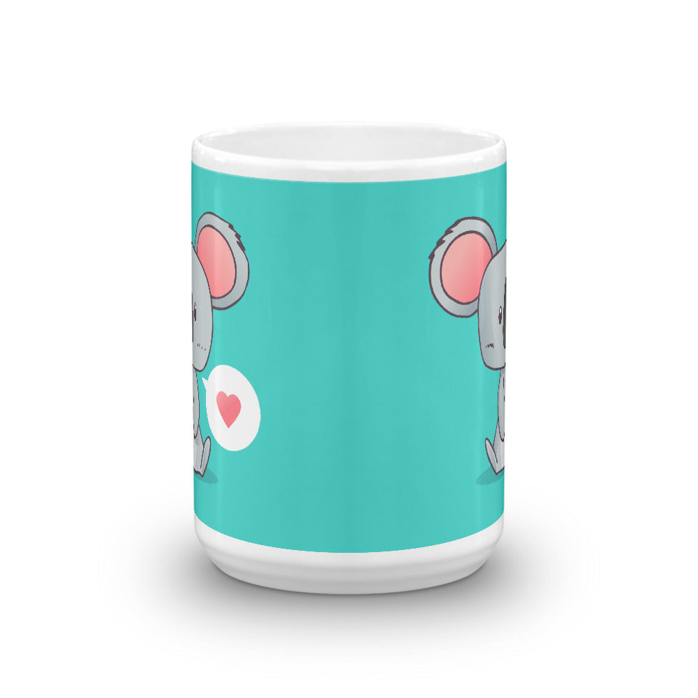 Cute Cartoon Koala Whit Glossy Mug