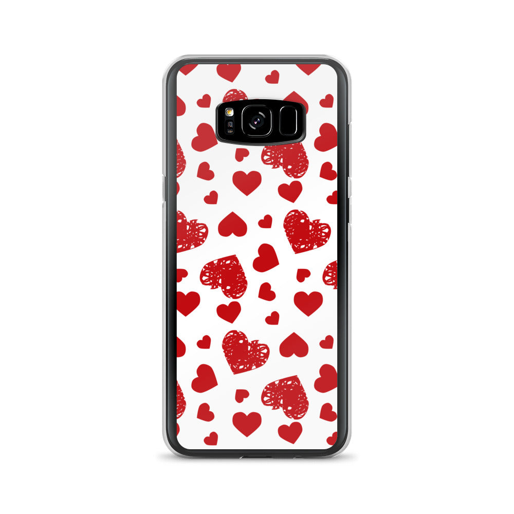 Valentine's Stamped Heart Samsung Case