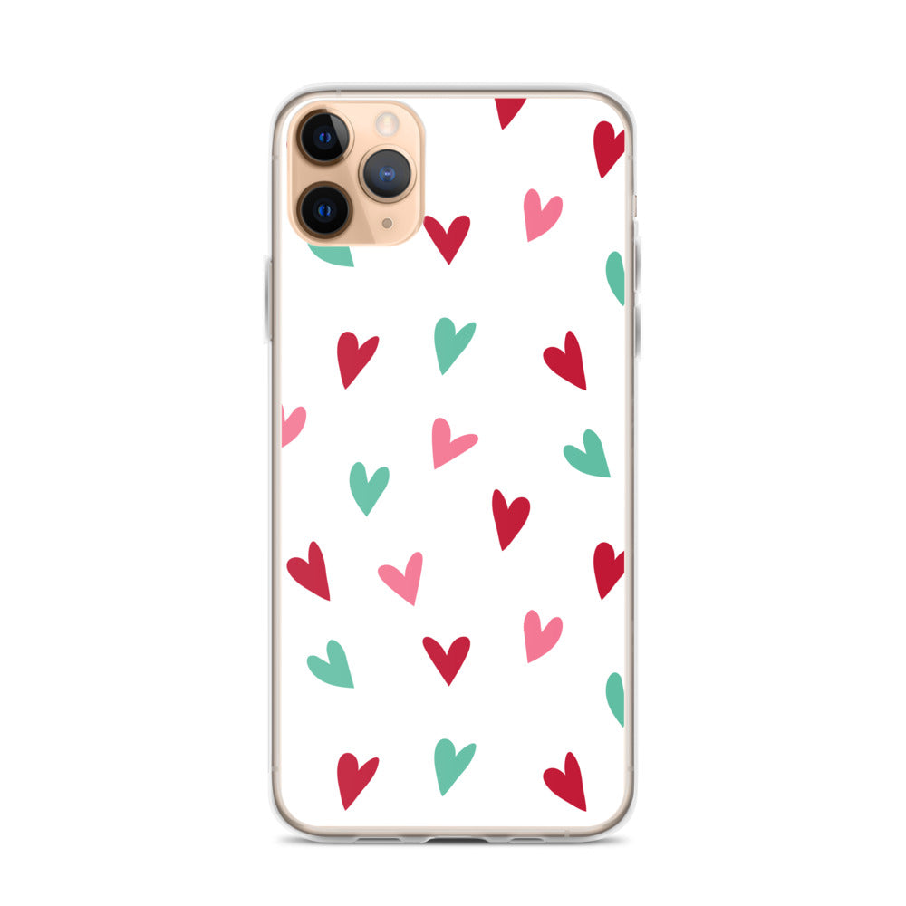 Valentine's Doodled Heart iPhone Case