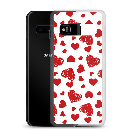 Valentine's Stamped Heart Samsung Case