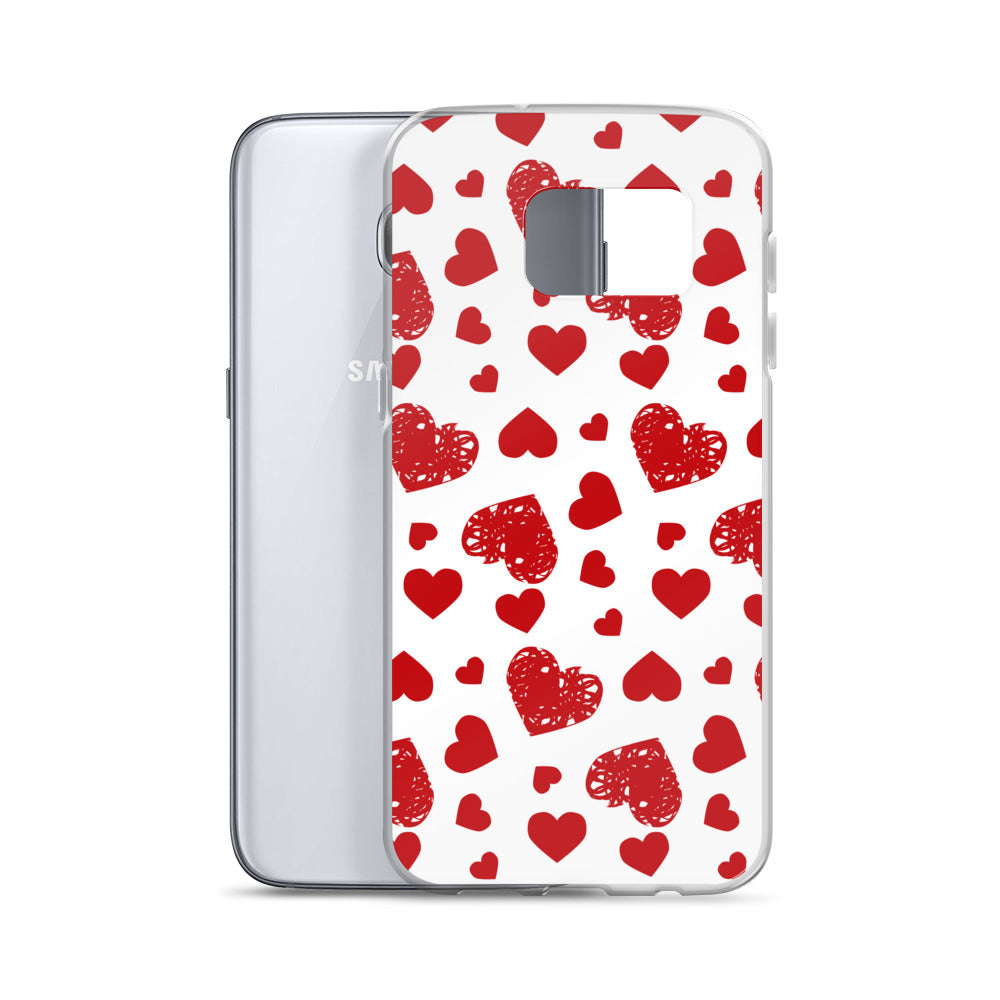 Valentine's Stamped Heart Samsung Case