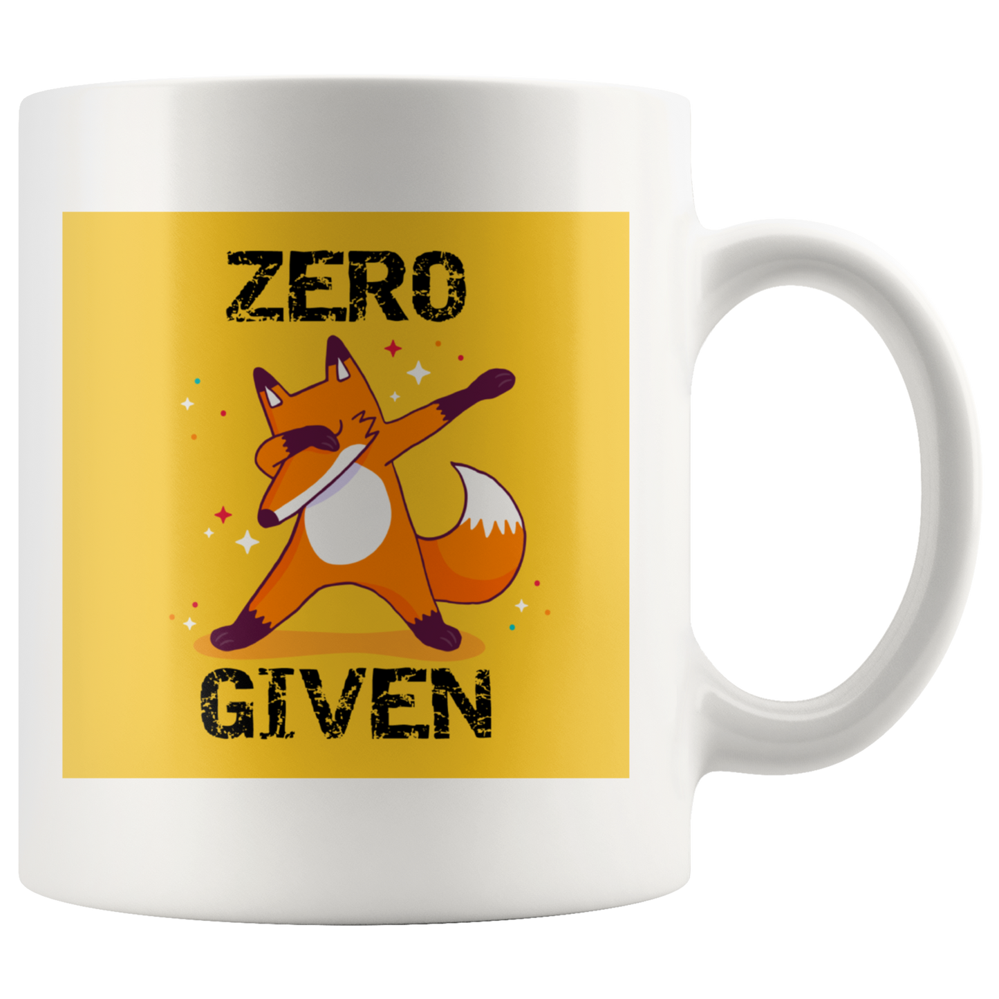 Zero Fox Given 11oz. Ceramic White Mug