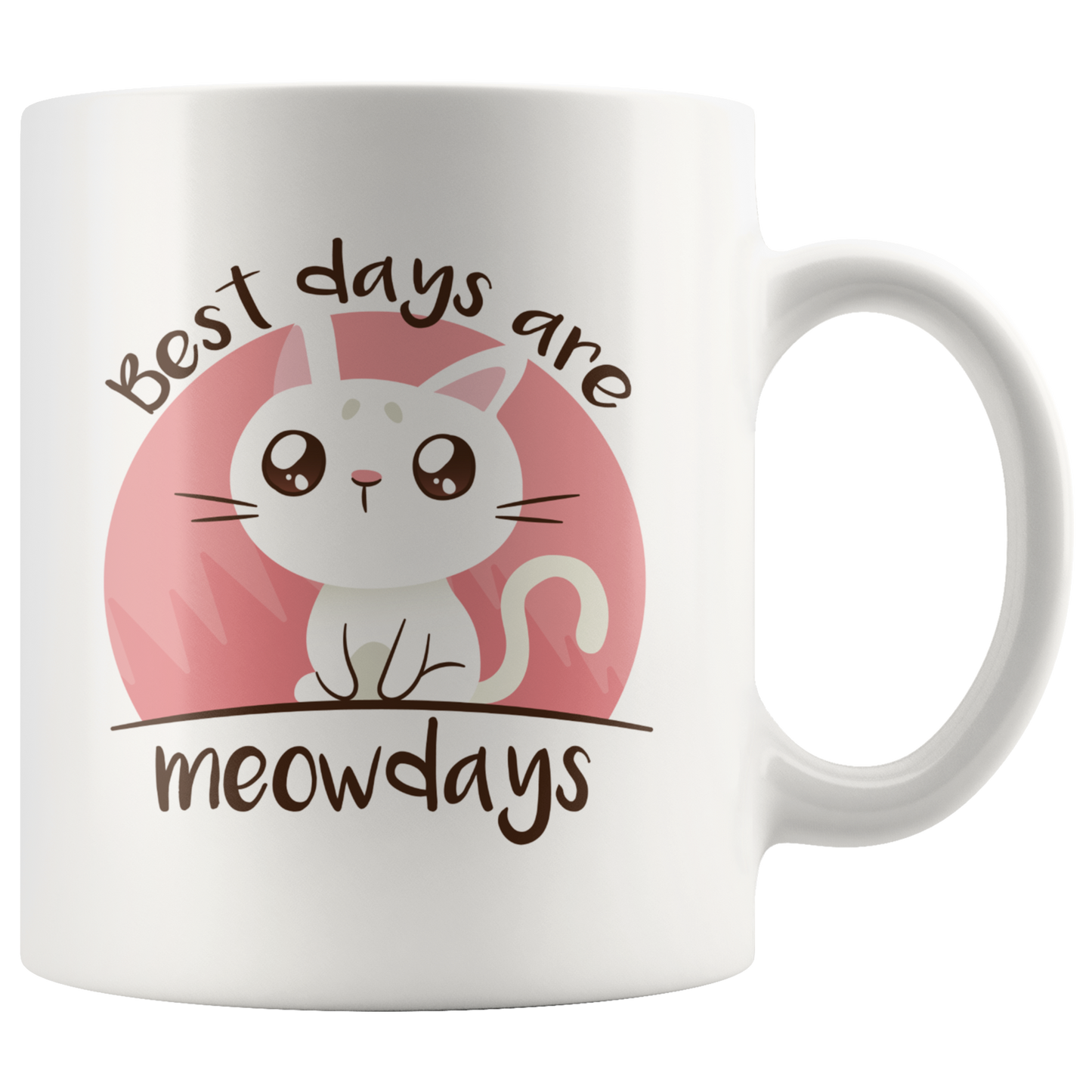 Cat Love White Mug