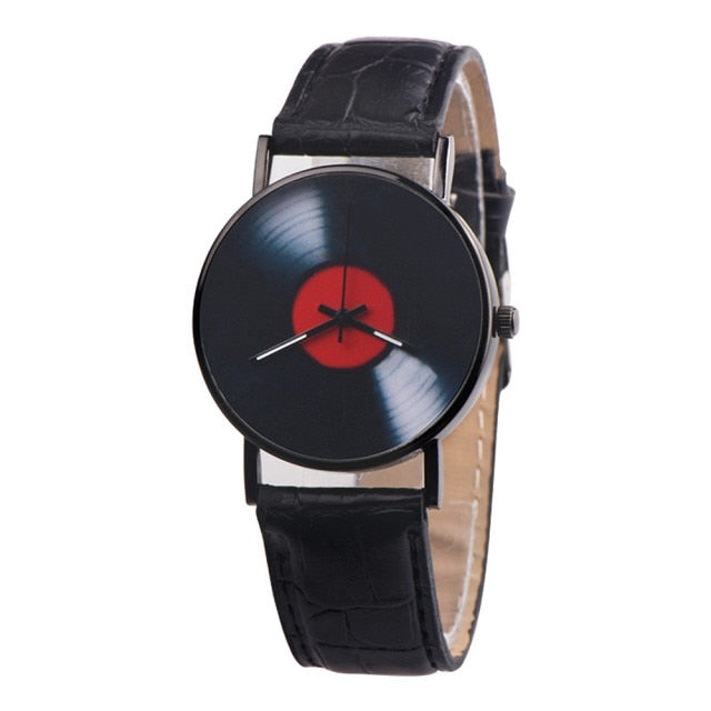 Men Creative Watch For Casual Simple Designer Black Leather Band Quartz Watch For Men Clocks Reloj Hombre Montre Homme