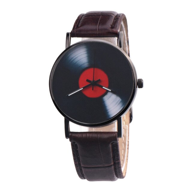 Men Creative Watch For Casual Simple Designer Black Leather Band Quartz Watch For Men Clocks Reloj Hombre Montre Homme