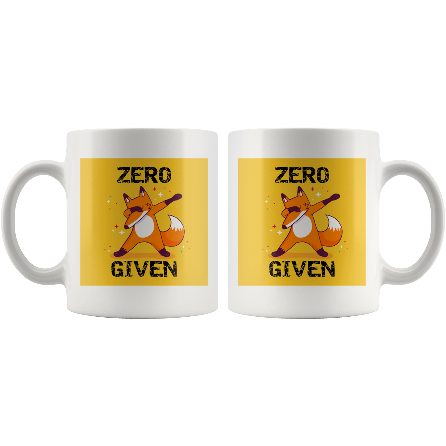 Zero Fox Given 11oz. Ceramic White Mug