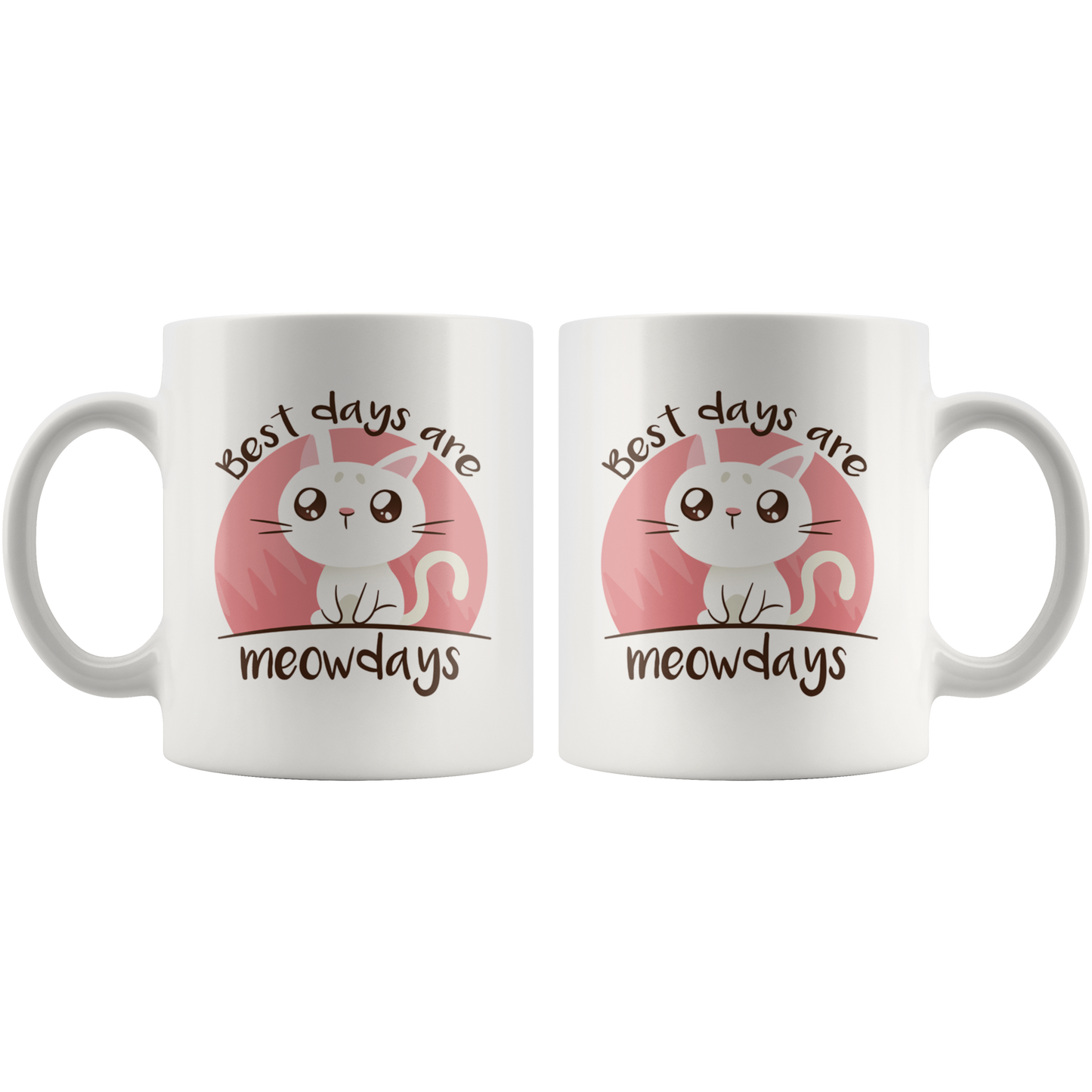 Cat Love White Mug